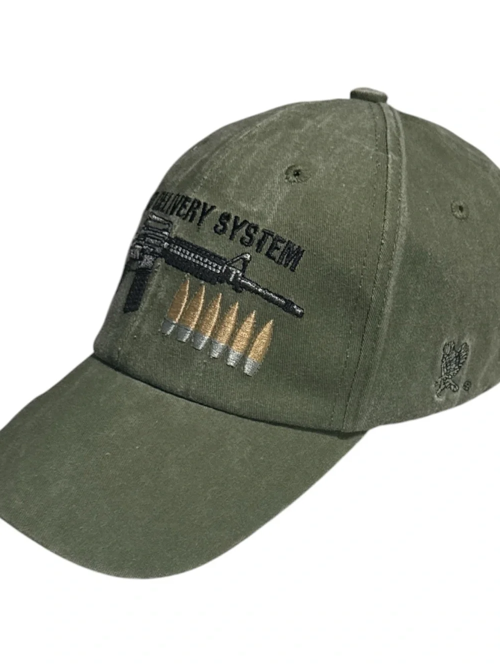 Lead Delivery System Embroidered Olive Baseball Cap